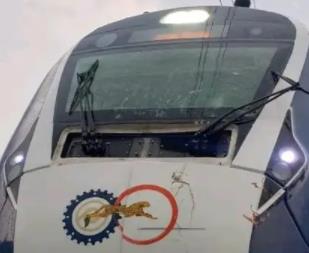 印度半高铁列车遭雷击:全车断电 照片曝光实在是太吓人了