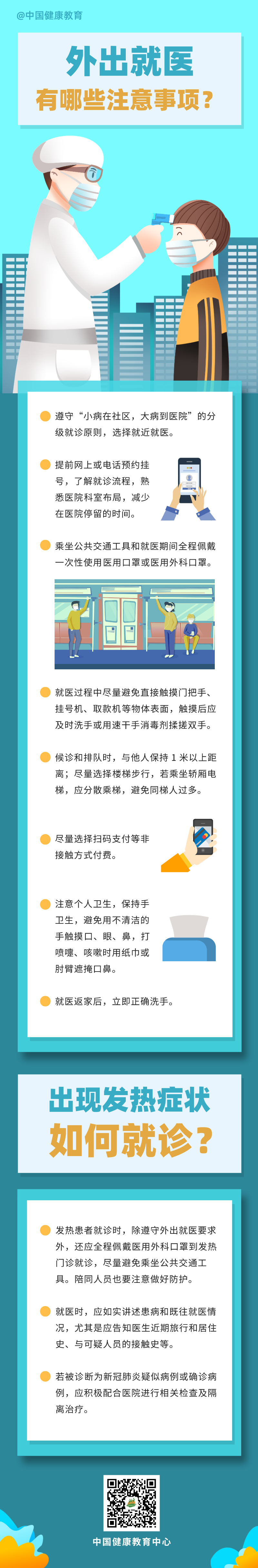 外出就医有哪些注意事项？出现发热症状如何就诊？